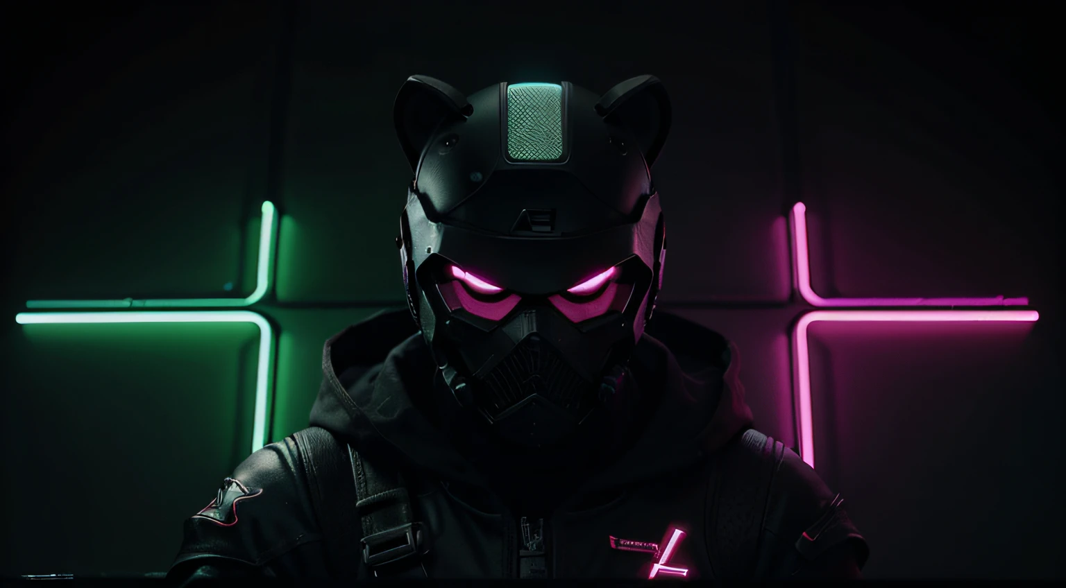 a gaming background with neon black theme