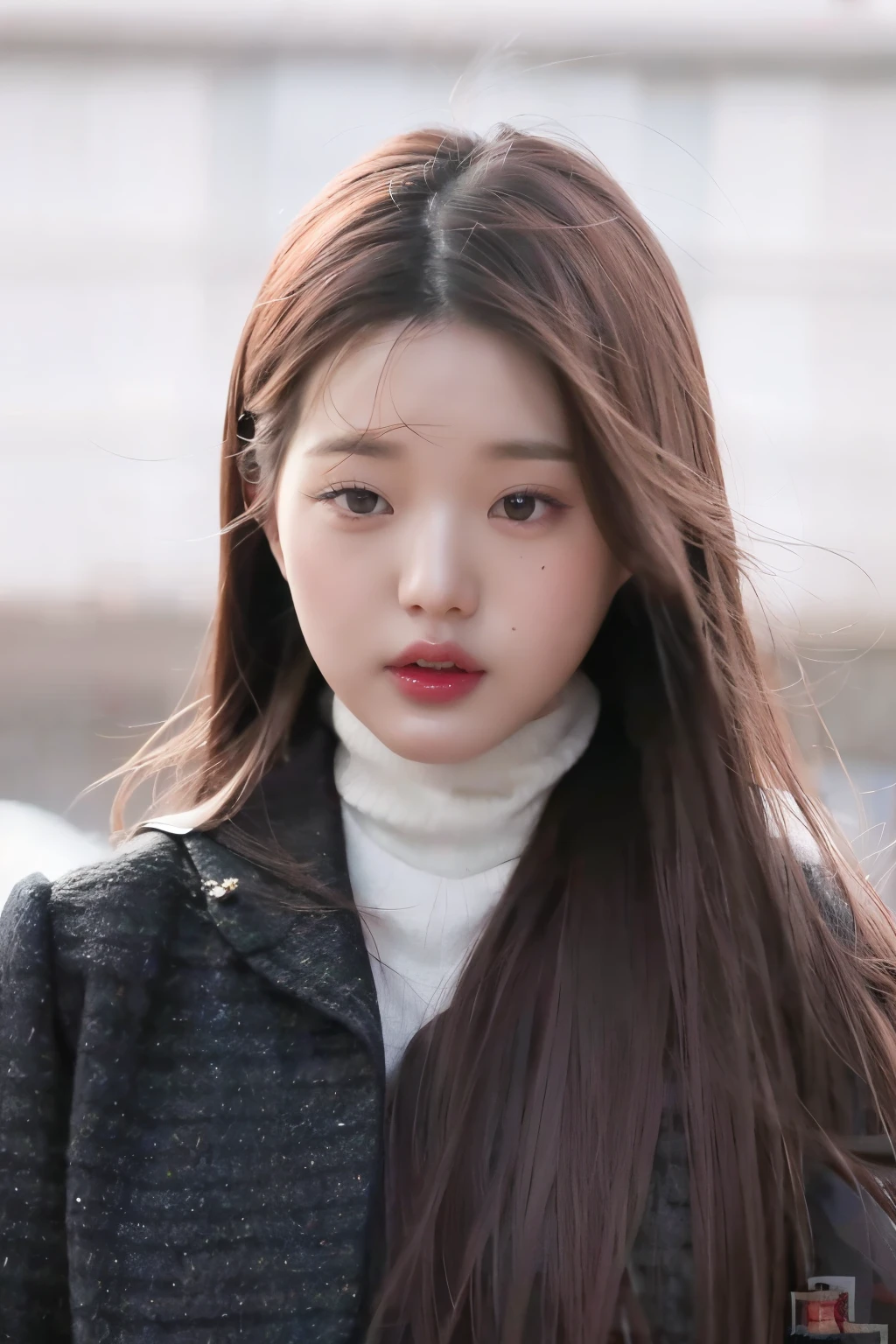 un primer plano de una mujer con cabello largo y vestido con un abrigo, Bae Suzy, Jaeyeon Nam, Jinyoung Shin, Parque Ji-min, Lee Ji-eun, Lee Ji - Eun, Actriz femenina de Corea, Heonhwa Choe, iu lee ji-eun as a super villain, Hermosa mujer surcoreana, Linda actriz coreana, Chica coreana, ji-min