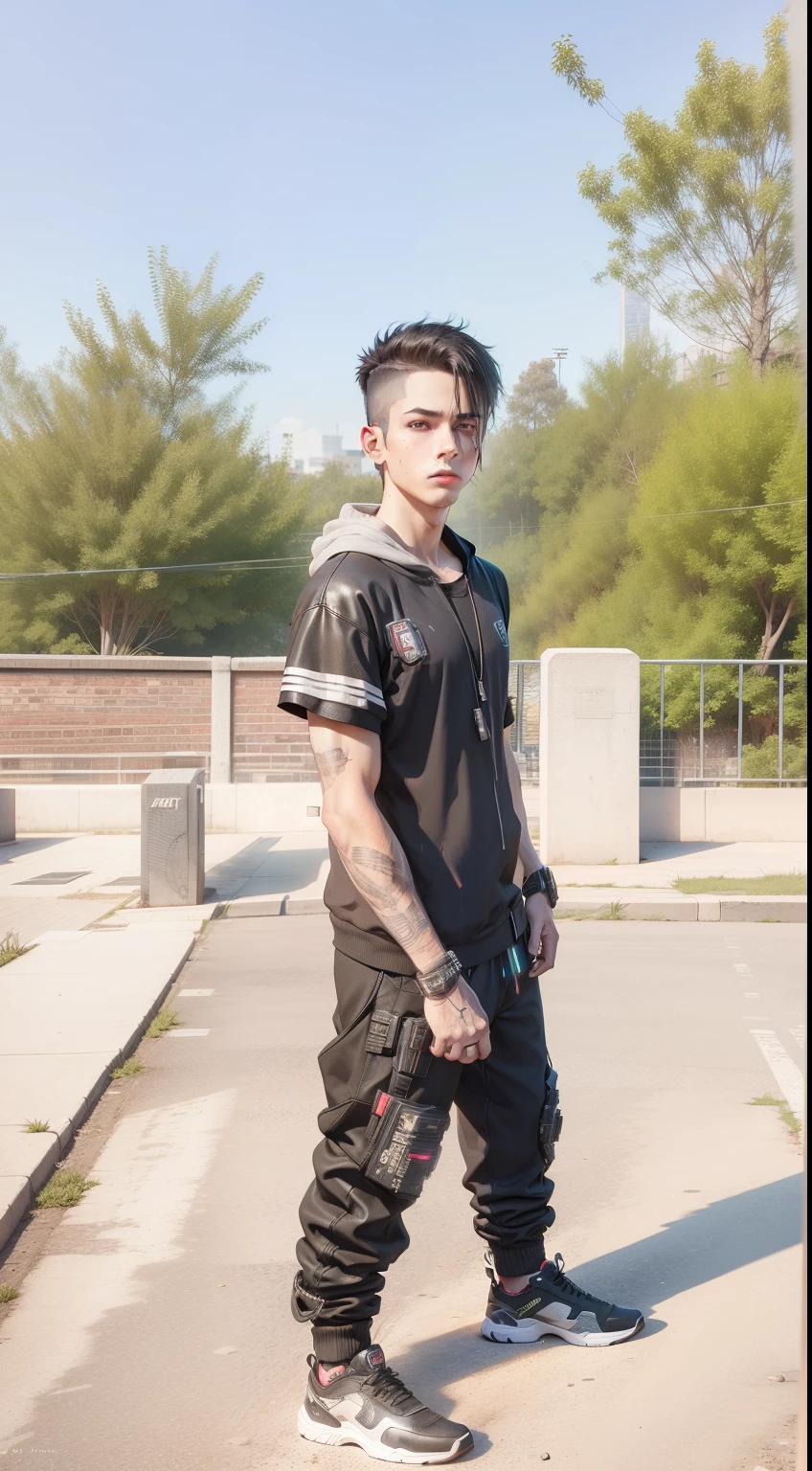 cyberpunk,smartboy,lighting realistic background,8k,v4,black shoes