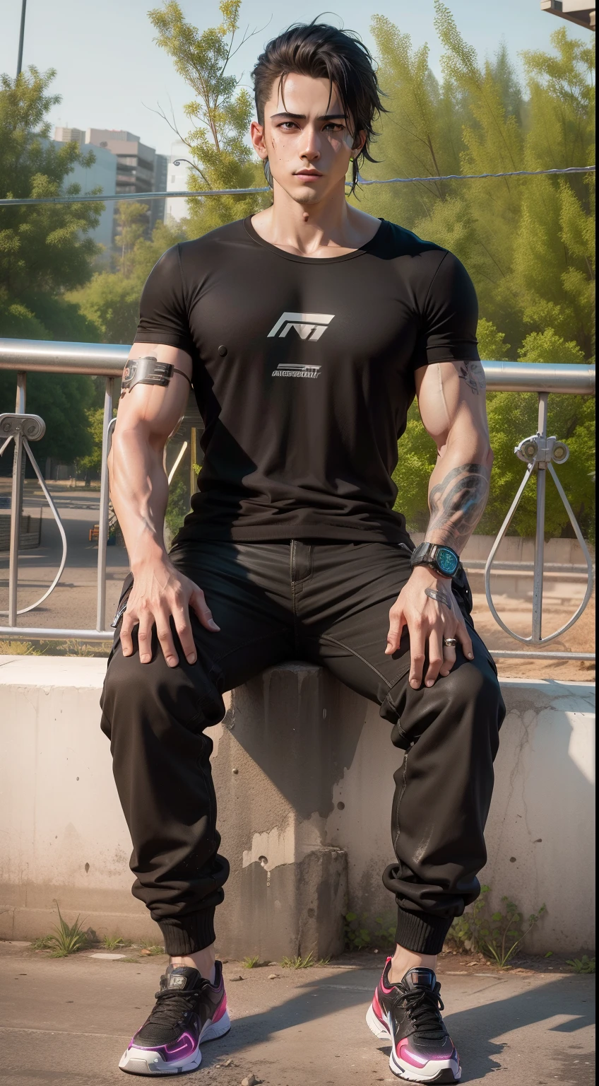cyberpunk,smartboy,lighting realistic background,8k,v4,black shoes