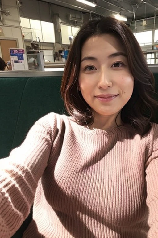 A Japanese Lady age 30s realisitic selfee Plain clothe