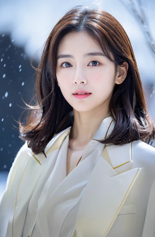 white suit, White shirt, ​masterpiece, Luxury