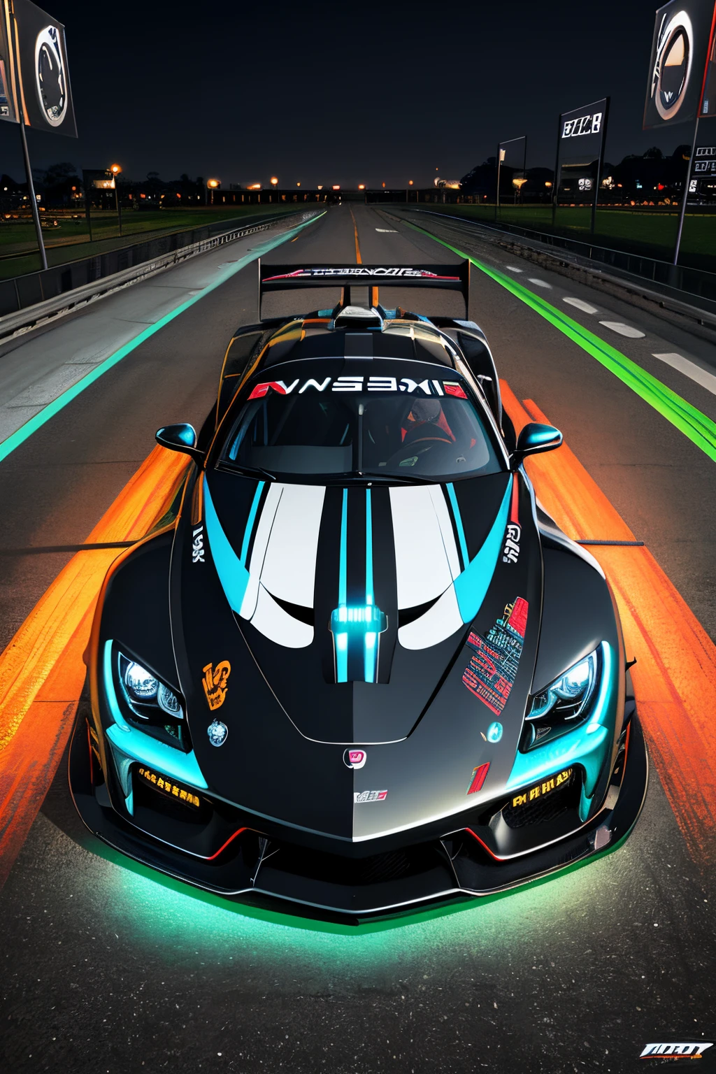angelic sports car, sharp, clouds, detailed car body ,ethereal art, detailed tires, fire scene, more detail, (masterpiece, best quality, ultra-detailed, 8K), race car, street racing-inspired,Drifting inspired, LED, ((Twin headlights)), (((Bright neon color racing stripes))), (Black racing wheels), Wheelspin showing motion, Show car in motion, Burnout, wide body kit, modified car, racing livery, masterpiece, best quality, realistic, ultra highres, (((depth of field))), (full dual colour neon lights:1.2), (hard dual color lighting:1.4), (detailed background), (masterpiece:1.2), (ultra detailed), (best quality), intricate, comprehensive cinematic, magical photography, (gradients), glossy, Night with galaxy sky, Fast action style, fire out of tail pipes, Sideways drifting in to a turn, Neon galaxy metalic paint with race stripes, GTR Nismo, NSX, Porsche, Lamborghini, Ferrari, Bugatti, Ariel Atom, BMW, Audi, Mazda, Toyota supra, Lamborghini Aventador, aesthetic,intricate, realistic,cinematic lighting, Neon Paint, streaks of fire,c_car,more detail XL,mecha,Concept Cars,DonMPl4sm4T3chXL ,Sexy,vaporwave style,Comic Book-Style 2d,spcrft,3d toon style