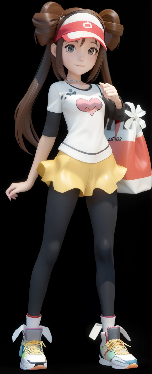 Close-up of a person holding a bag and bag, Pokemon Trainer Set, Rendering of a cute 3D anime girl, misty from pokemon, Characters assume natural poses, Anime style 3D, photorealistic anime girl rendering, Character posing, smooth anime cg art, 3d anime girl, Casual pose, Detailed diagram )