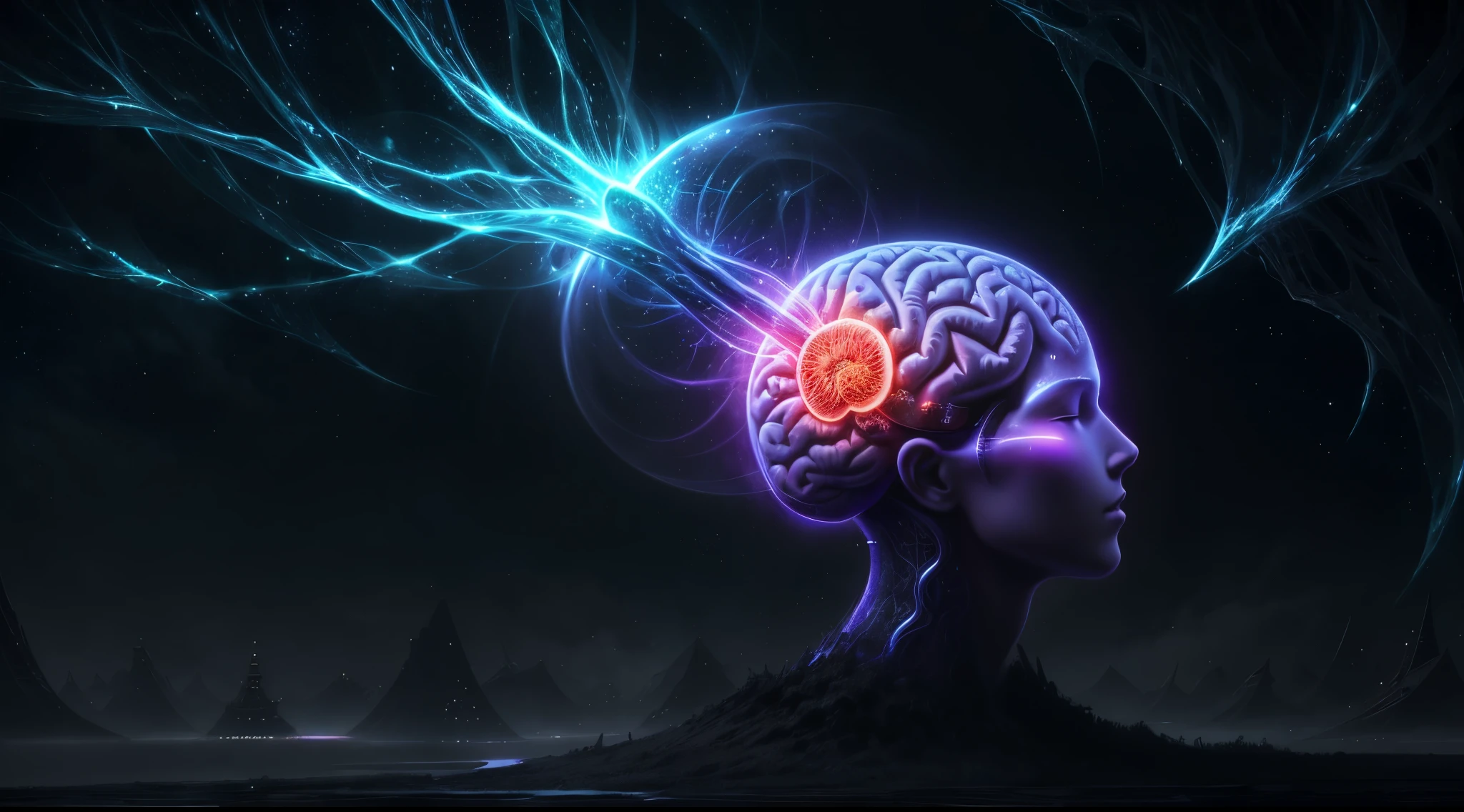 Brain Power and Healing Fantasy art