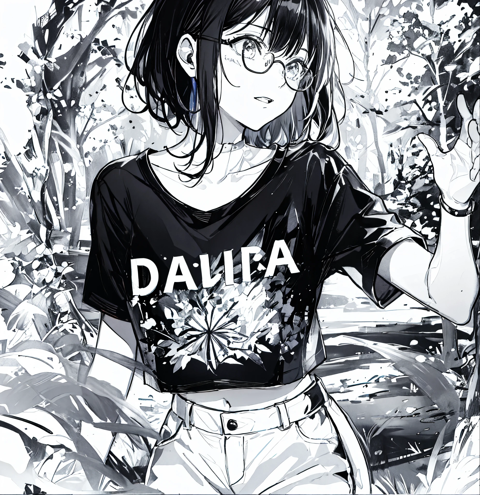 drawing line art black white