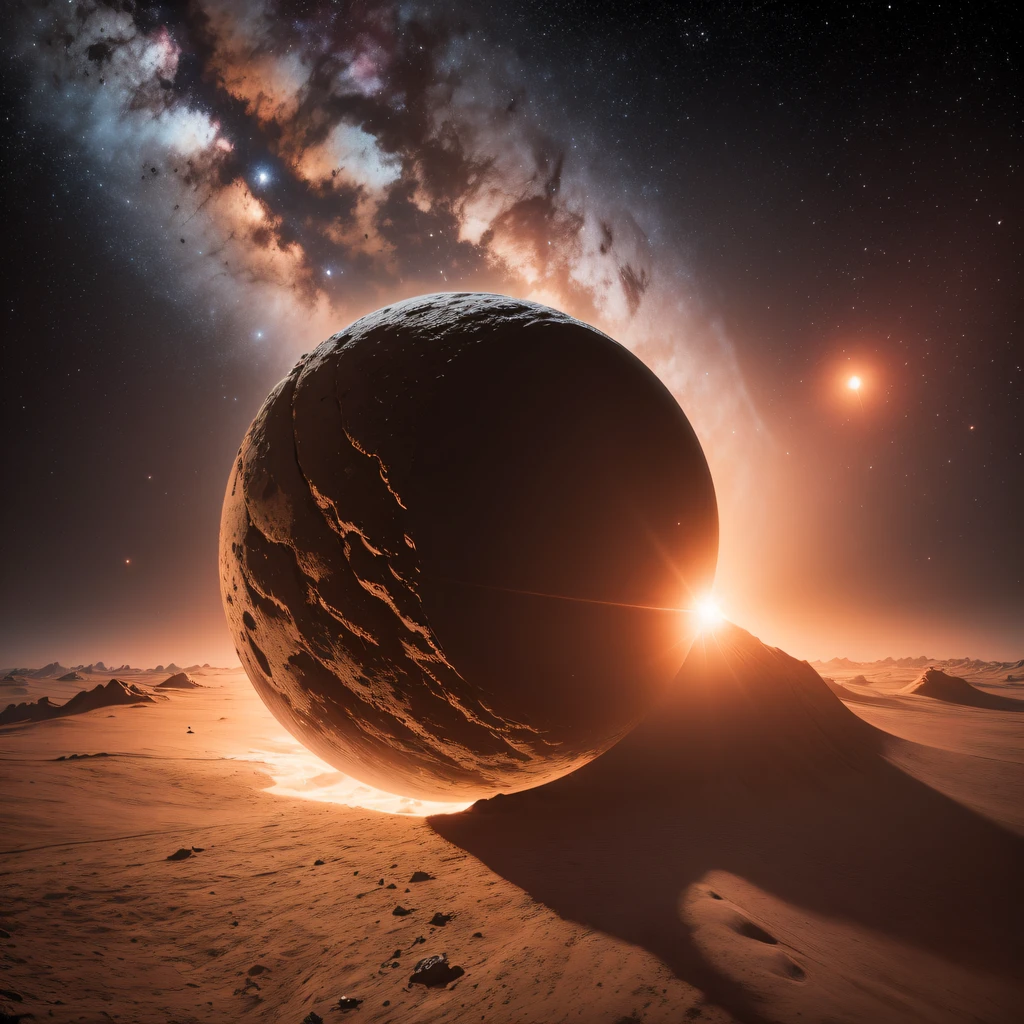 As Pluto slowly spins into the distant sunlight,A pale light appeared on the cold horizon. You're standing on a pockmarked plain filled with nitrogen and carbon monoxide snow, Bundled together to withstand temperatures close to -400°F. This the far edge of the solar .Indigo sunlight from this distance just enough to illuminate the alien landscape around you. Pluto's gravity, only 6% Earth's gravity, Gives the dwarf planet's terrain an otherworldly feel, Pillow like quality. Strange mountain water floats on icy Earth's crust. Methane snow glistens in the dawn light.
Ao olhar para cima, The sun just a very bright star in Pluto's hazy sky. But you'll see that glimmer of light changes the entire character of the icy landscape. shadows become sharp. The reddish tholin surface exhibits rich colors, complex tones. Strange you've never seen before reflects the morning light.
When dawn falls in this little place, frozen world 3.7 billion miles from the sun, You marvel at its astonishing geology carved by billions of years of impact. You reflect on how far you are from everything you are familiar with. The rising sun confirms that you are still under the same star that gave life to your distant home planet. For this quiet moment on Pluto, You feel connected to the vast universe. author:Joshua Holford Photography Award-winning Detail and Flare 8k fz80