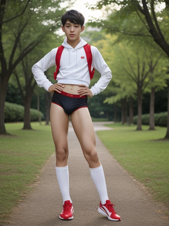 teenagers , young , light-skin , wearing an dark red sexy underwear, tmasterpiece,k hd,the feet,Transparent sports vest,semi transparent,black long socks,The barefoot , red colour , handsome and cute , extreme cute boy , white skin , dark red underwear boxers shorts , extremely tall and cute boy ,oppa model , handsome model , full body , dark red boxers underwears short shorts , black socks , white light-skin , Chinese model , young boy , white skin , handsome and extremely cute , red boxers underwear shorts , long black socks , handsome model , at the park , jogging , model oppa , long legs , jogging , running , high knee black socks ,black long socks , stand up , extremely tall , extremely high , red underwears , red sports underwear , long black socks , clean and white legs , Chinese model , extremely long legs , looking at the camera , clean and white thigh , heavy bulge , kid face , baby face , wearing jacket , red underwears boxers , light and white skin , Chinese model , strike a pose , sexy pose