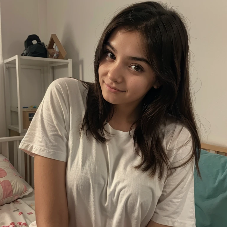 Una chica adolescente de 18 con poca ropa