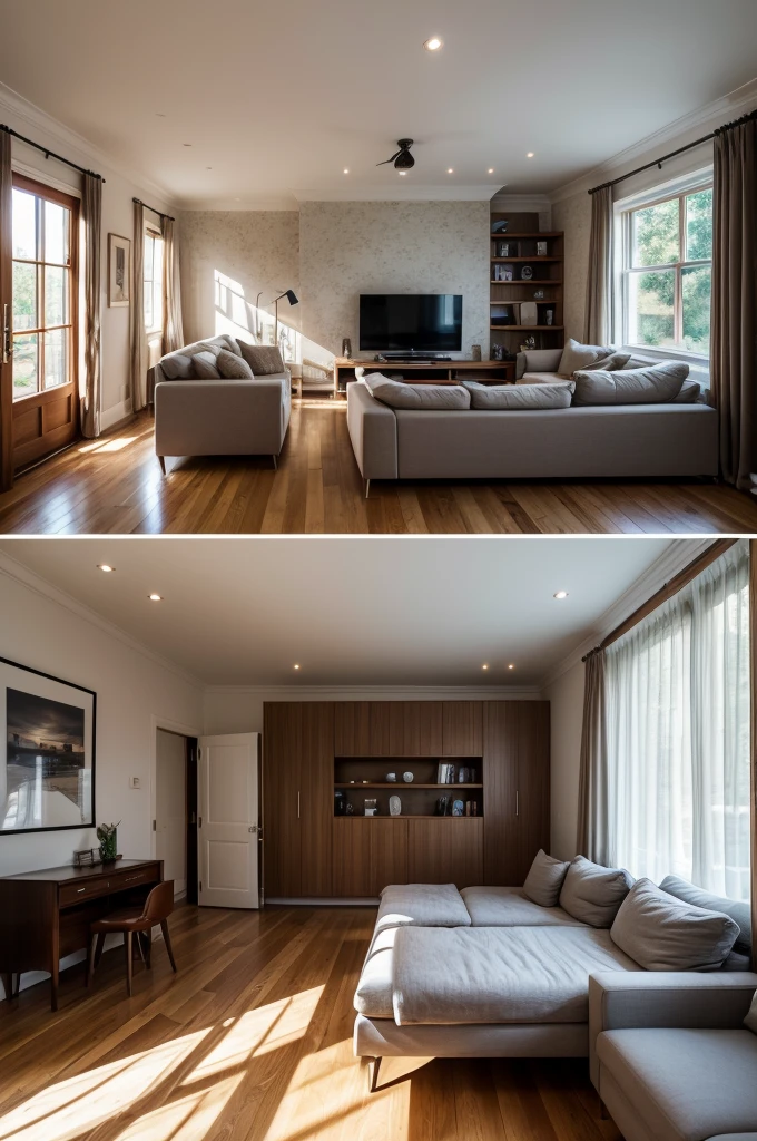 mordenhouse, white house, modern craftsman house , dynamic (RAW photo, real, best quality, masterpiece:1.2), detailed, (hyper realistic, photo-realistic:1.2), high quality, (dark lighting:1.2), perfect lighting, archdaily