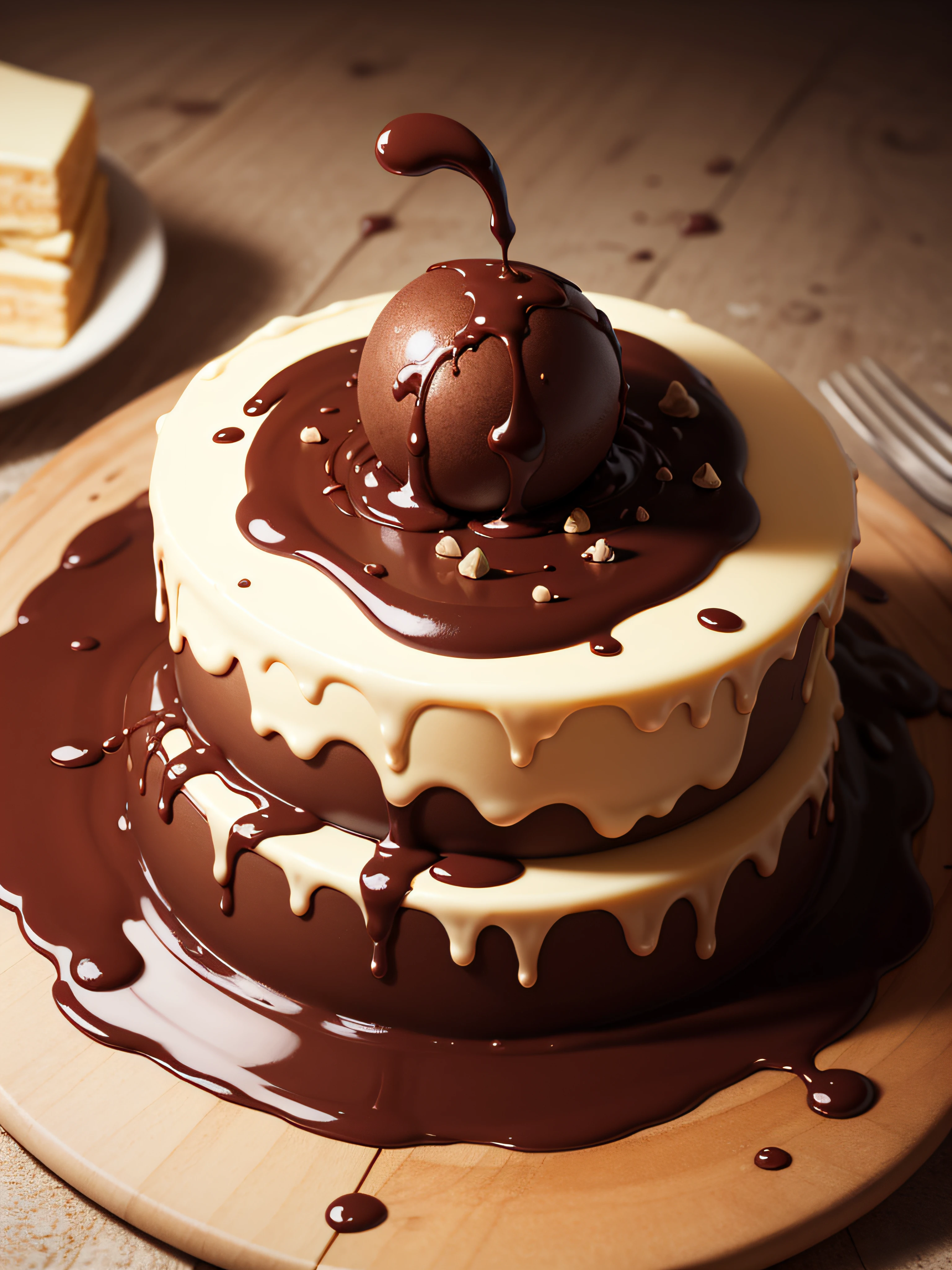 A world made of chocolate