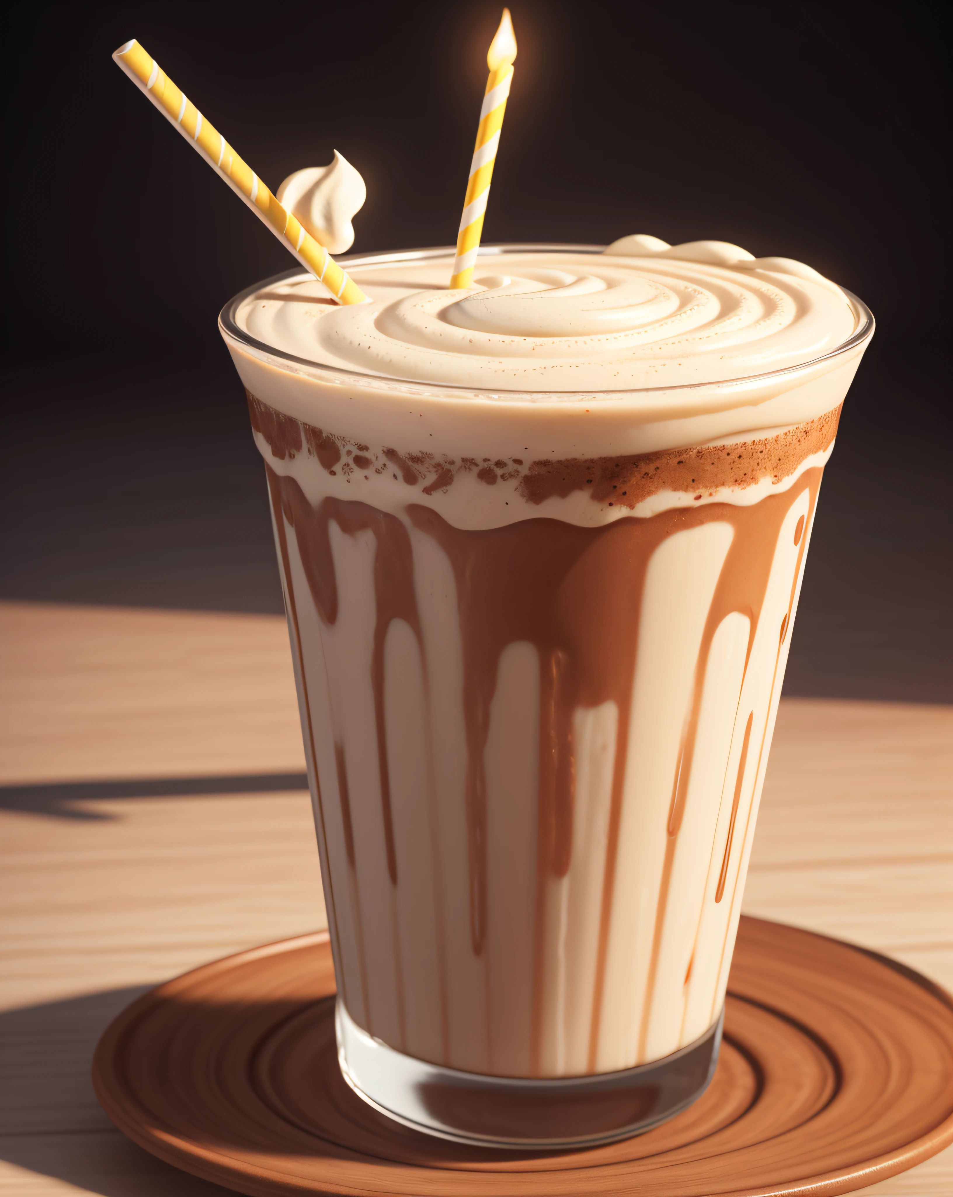 coffee cream milkshake , ultra-detailliert, highly detailed scenario, Photorealistic, Convoluted, masutepiece, nffsw, nffsw, symmetric, coherent, epic detail, Stunning, Beautiful, ,lumen render ,lumen path tracing ,path tracing light ,path tracing shadow ,path tracing special fx,