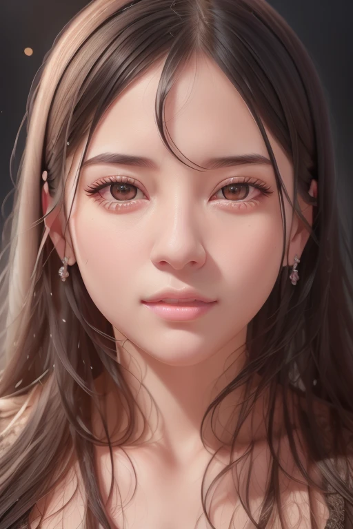 a close up of a woman with long black hair, soft portrait shot 8 k, photorealistic beautiful face, 8k portrait render, realistic beautiful face, photorealistic anime girl render, beautiful realistic face, 8k highly detailed face, hyperrealistic beautiful face, accurate ultra realistic faces, finely detailed perfect face, realistic face moody lighting, hyper-realistic cg