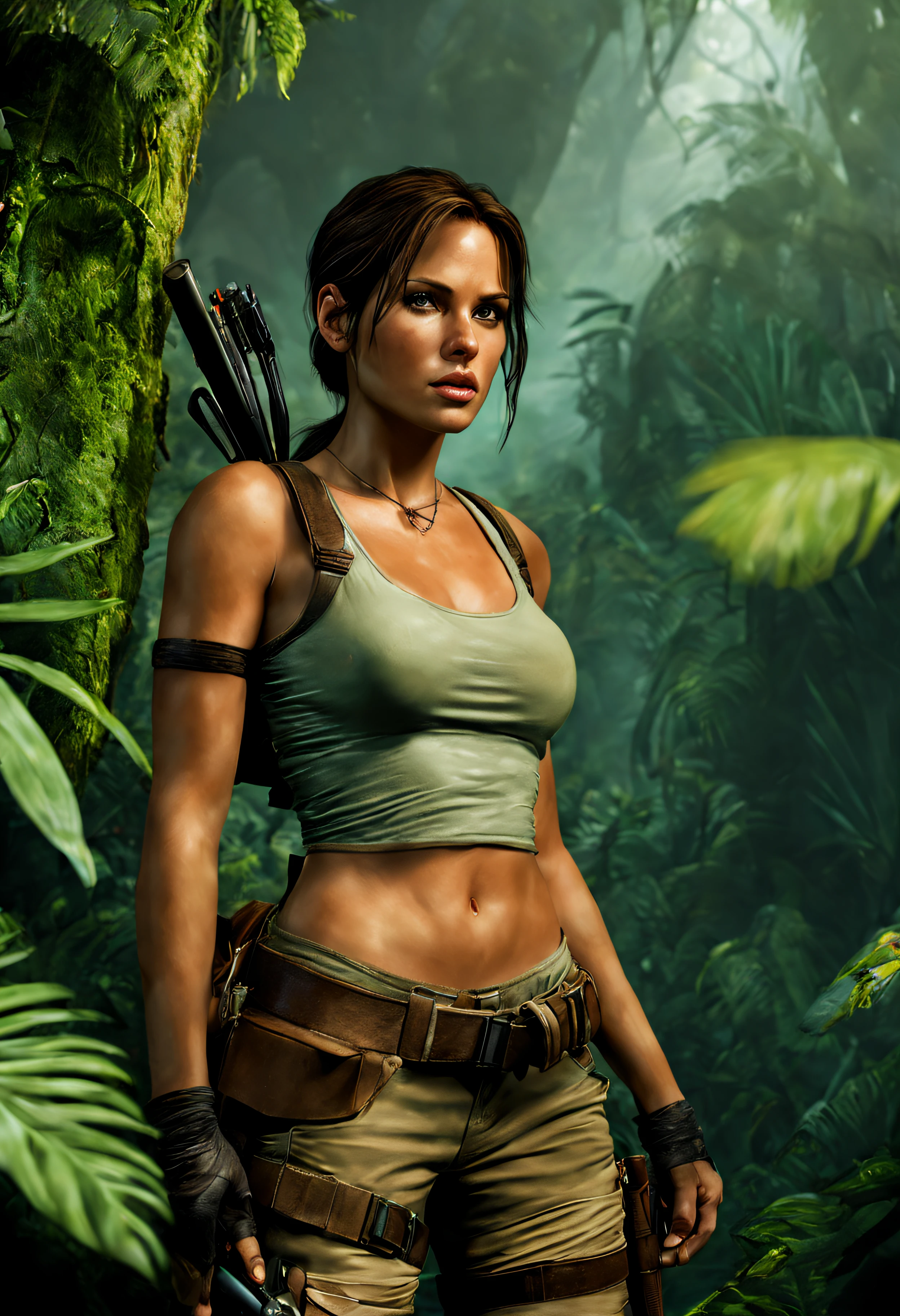 Lara Croft dans la jungle