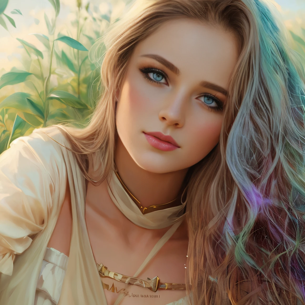 picture of a woman with long hair and blue eyes in a field, beautiful fantasy art portrait, fantasy art portrait, fantasy portrait art, beautiful fantasy portrait, fantasy portrait, gorgeous digital painting, Detailed matte fantasy portrait, beautiful digital painting, beautiful digital illustration, Fantasy genre portrait, in the art style of bowater, karol bak uhd, beautiful digital artwork