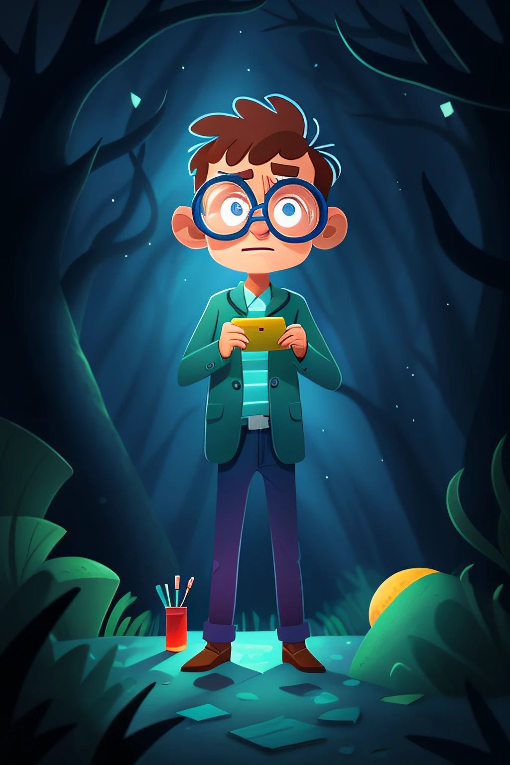 sad scientist