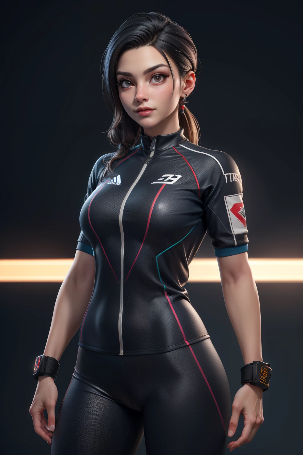 (Best quality at best,4K,8K,A high resolution,tmasterpiece:1.2),ultra - detailed,sporty attire,Premium,vintagestyle,stylized lighting
