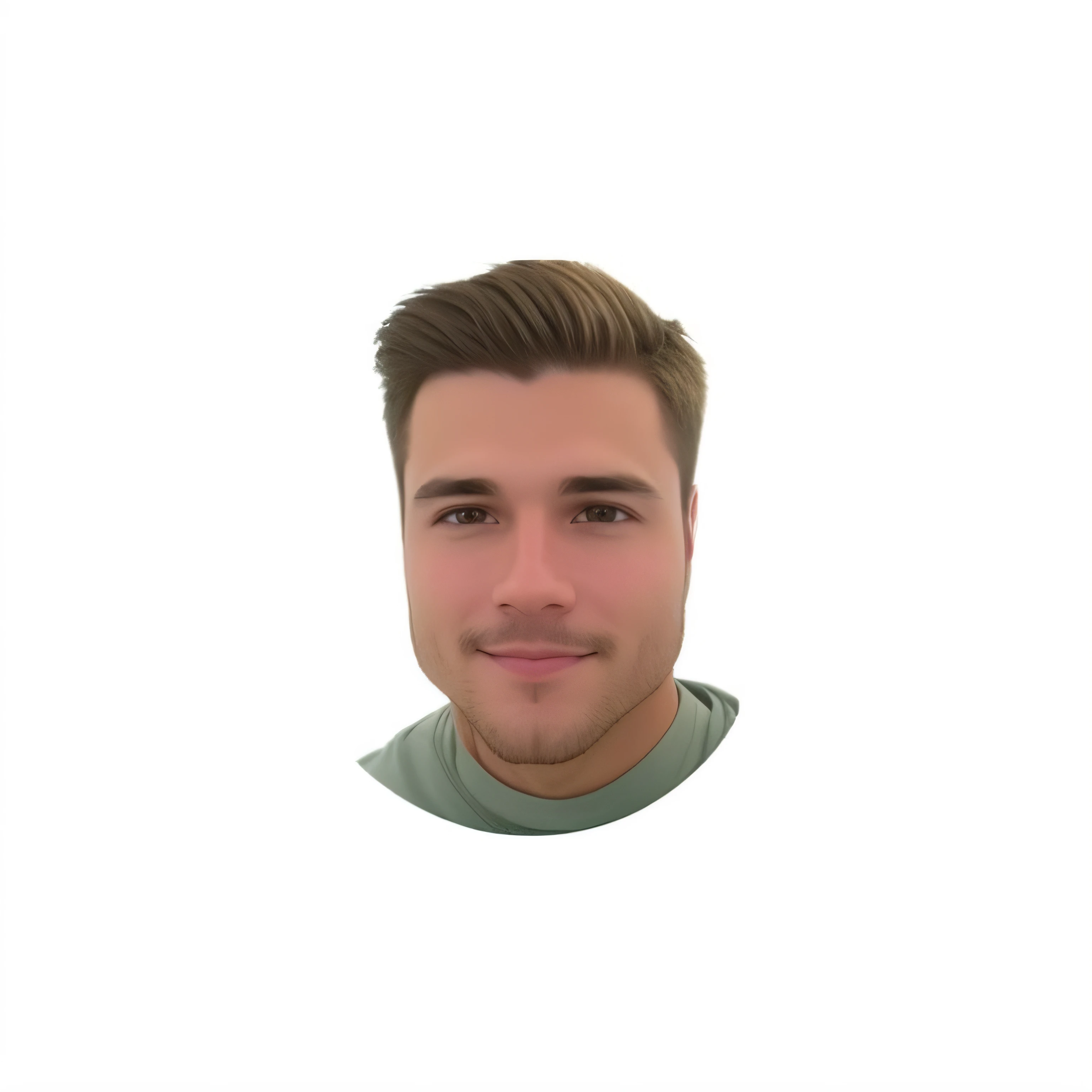 avatar for social networks. Looks straight
