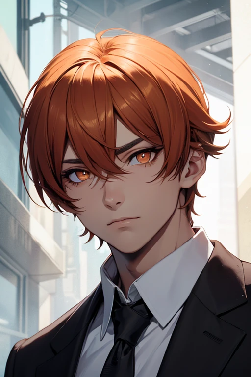 MAN ORANGE EYES
