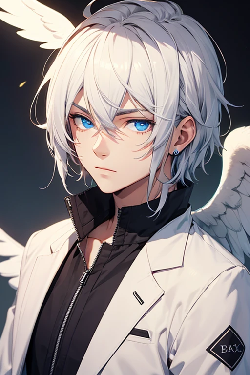 MALE ANGEL BLUE EYES
