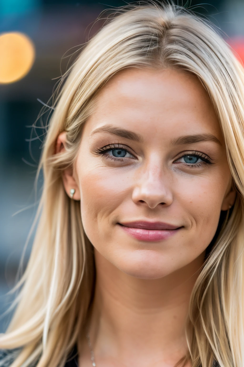 RAW uhd portrait of 24 year old blonde close-up, Natural blonde hair, Burgen, wellig, (Brown-eyed woman) in der Wohnung, Vorgeschichte von New York City, Starry night sky, ,Natutal breast, The background of the city's night night, (Rotes Sommerkleid), (Ausschnitt), Detailliert (GeweBe!, Haar!, Helligkeit, FarBe!, Mangelhaftigkeiten:1.1), Hohe Detailgenauigkeit der hellen Augen, (Blick in die Kamera), Spiegelnde Beleuchtung, DSLR, ultra quality, Scharfer Fokus, scharf, depth of fields, Filmkorn, (zentriert), Fujifilm XT3, kristallklar, Die Mitte des Rahmens, niedliches Gesicht, Scharfer Fokus, Laternenpfahl, Neonlichter, Bokeh, (schwach Beleuchtet), lowkey, in der Nacht, (Nachthimmel)