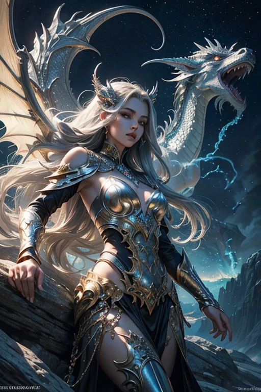 (masterpiece, top quality, best quality, official art, beautiful and aesthetic:1.2), (1 elf girl), (dynamic pose), extreme detailed,(fractal art:1.3),colorful,highest detailed