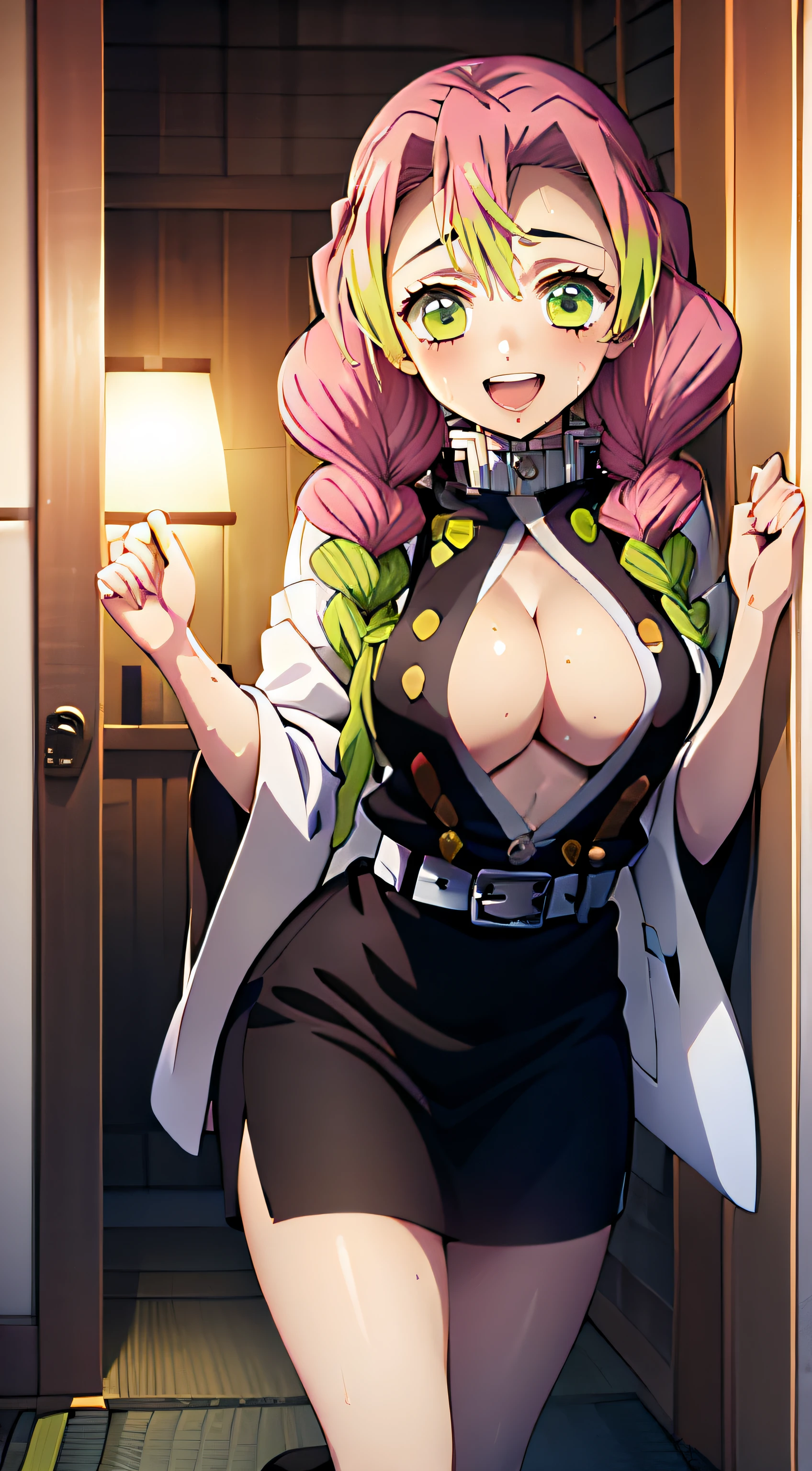 a noite, floresta noturna, banho no lago, contra o fundo da lua, ???????, foto de corpo inteiro, scenic view, seminua(Corpo Cheio 1.1), ????,Glutes, Epic composition, Glutes, Corpo em forma, menina magra, mediuml ???????, lying face up, uma 1girl, lindos ????? grandes, ancient japan, Cabelo rosa, Cor verde brilhante nas extremidades do cabelo, MitsuriKanroji,is in full growth, (Corpo Cheio 1:1), deslumbrante, peitos, Na arte: Demon Slayer, Demon Slayer art style, Demon Slayer rui fanart, badass anime 8 k, Demon Slayer, arte chave do anime, 4K Manga Wallpapers, Kimetsu no yaiba, Anime Wallaper, ultra transparente, ultra detalhado, muito bonito, anime epic artwork, anime art wallpapers 8K, Arte local & Epic composition, muito bonito, beautiful ???????, ancient japan, (tmasterpiece, melhor qualidade),