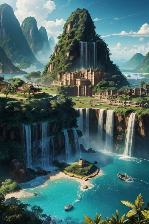legendary city lost deep in the South American jungle, shrouded in mysteries and riches beyond imagination. The description of Eldorado is a mixture of mythological and historical elements, Creating a magical and intriguing environment.