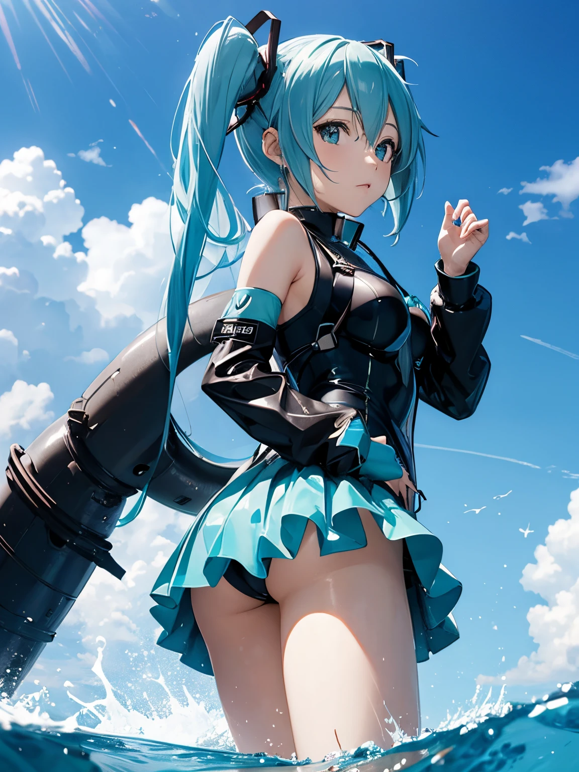 miku hatsune,Diving suit,Diving