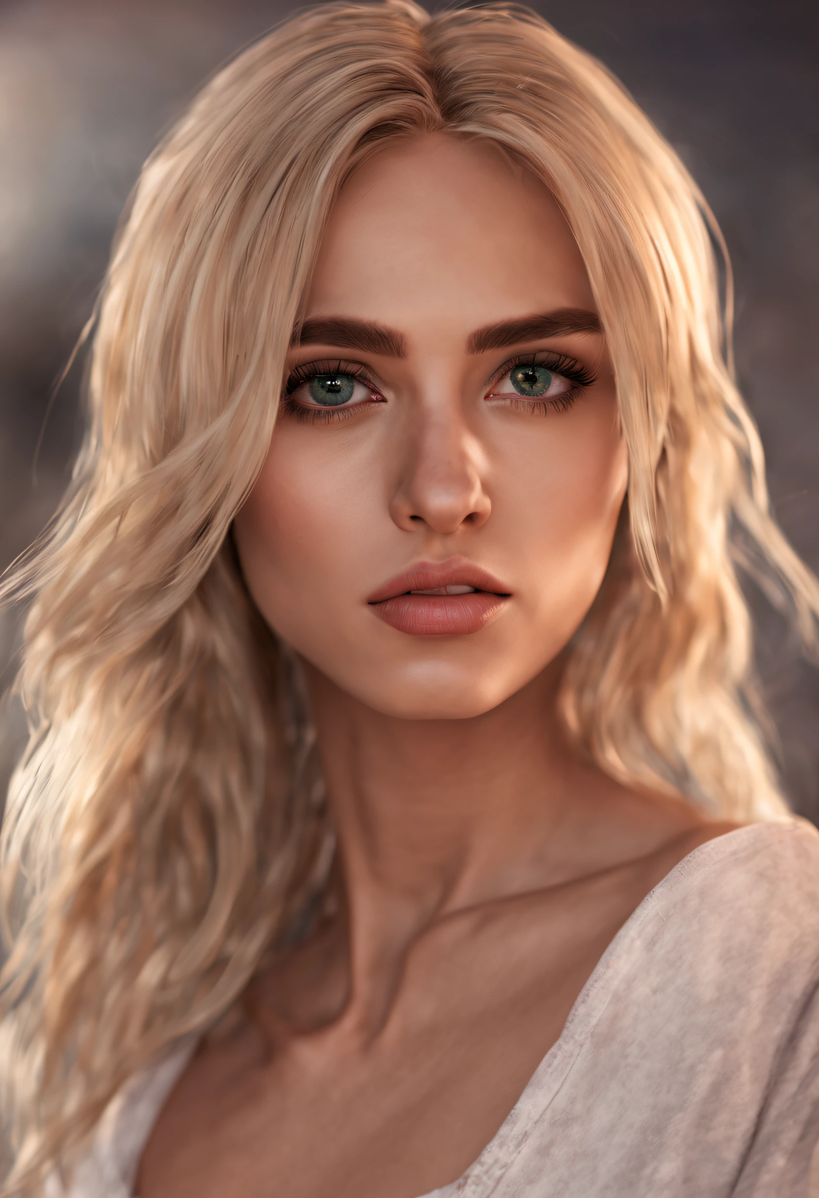 ((Best quality, 8k, Masterpiece :1.3)), 1girl, face only, pretty woman, (blonde hair), ultra detailed face, detailed eyes