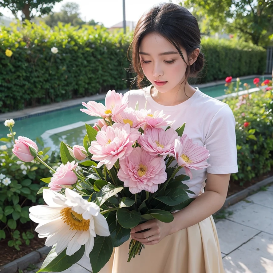 Blooming flowers