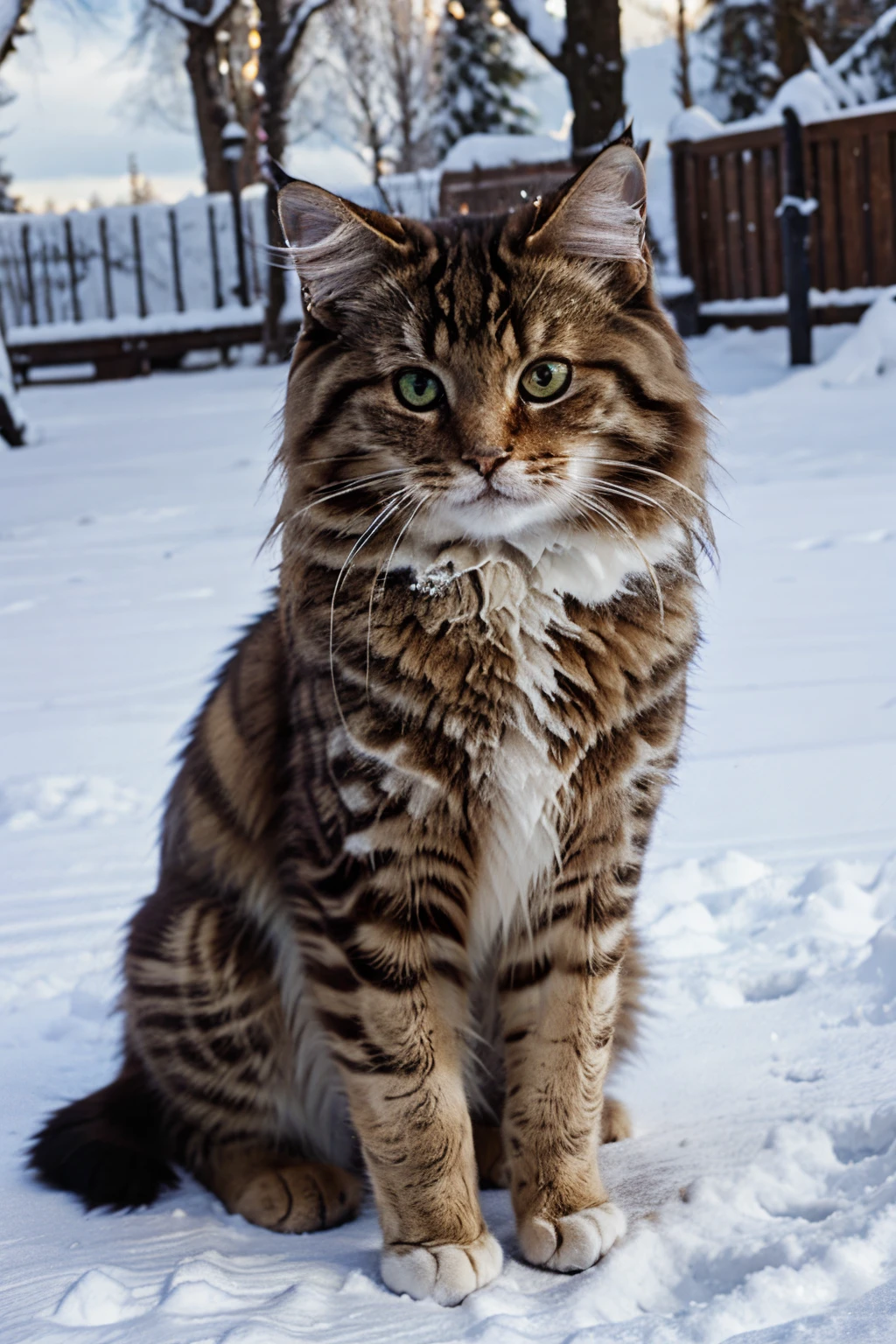 beautiful Siberian cat