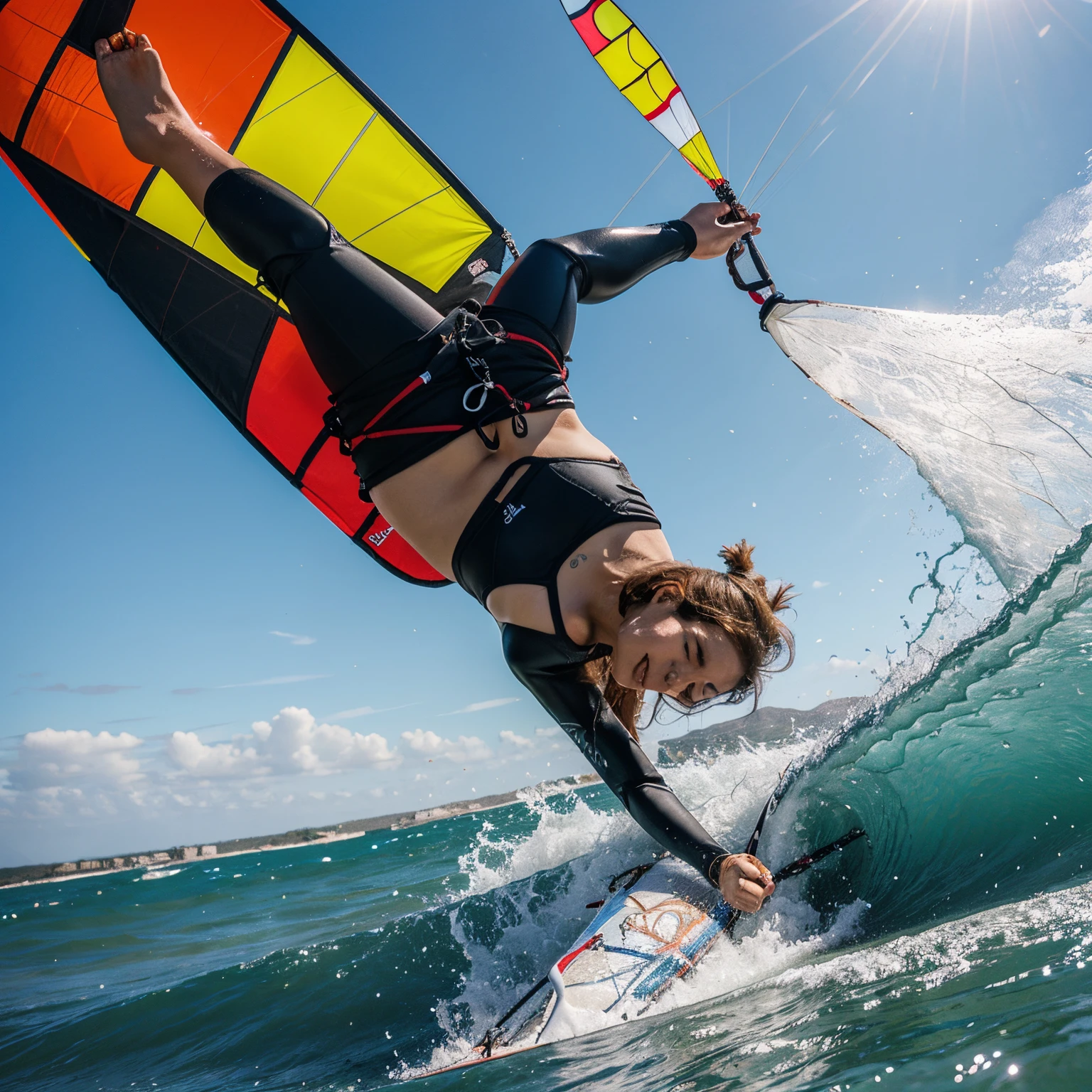 Kitesurfing