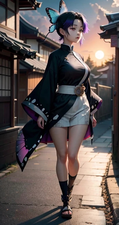 realistic1.49,photorealistic:1.49,film grain:0.4,(masterpiece),(intricate details),1girl,mature female,pale skin,huge breasts:1.49
BREAK
shinobukochou, shinobu kochou, animal print, black hair, butterfly, butterfly hair ornament, butterfly print, forehead, gradient hair, hair ornament, haori, multicolored hair, parted bangs, purple hair, short hair, two-tone ha
BREAK
moon,night,meteor,hanabi,((cumulonimbus)),((walking on the anywhere)),
((full body)),from above:1.3,depth of field,looking at viewer
