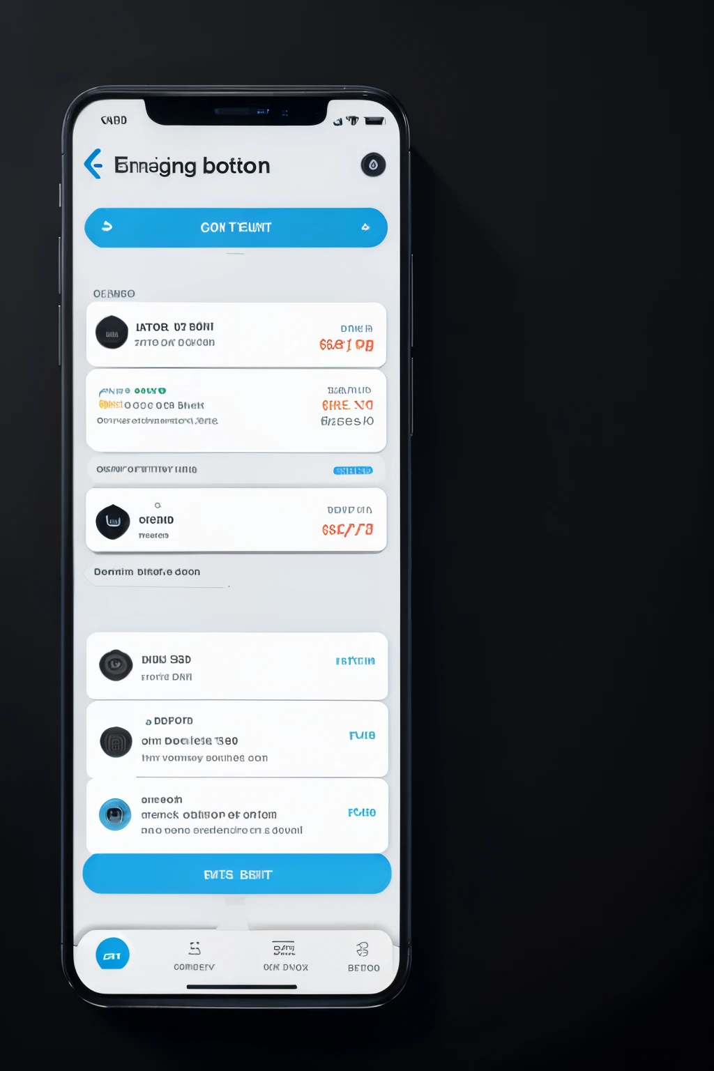 ui design for exchanging bnb, usdt, usdc to obs token with #0E76FD button color and dark background there should be a button for connecting to wallet and 4 button for selecting the Token type and quntity text box
