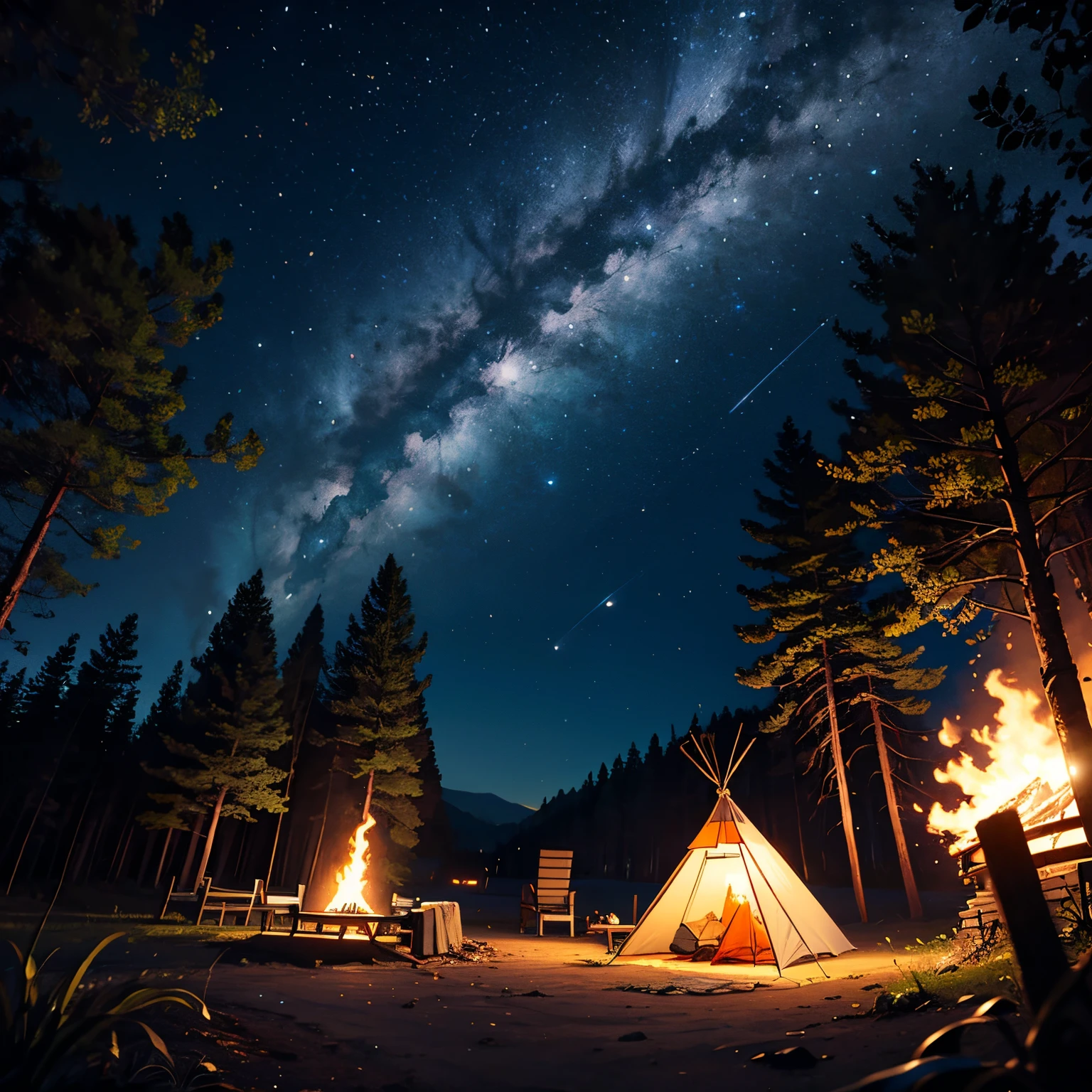 camp fire