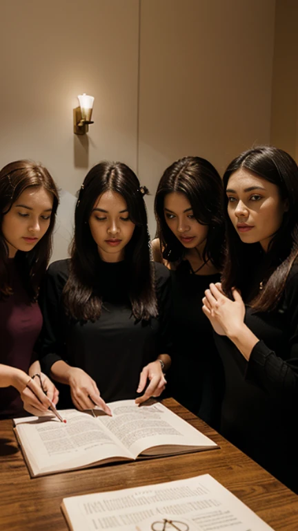 Meeting of secret cult members