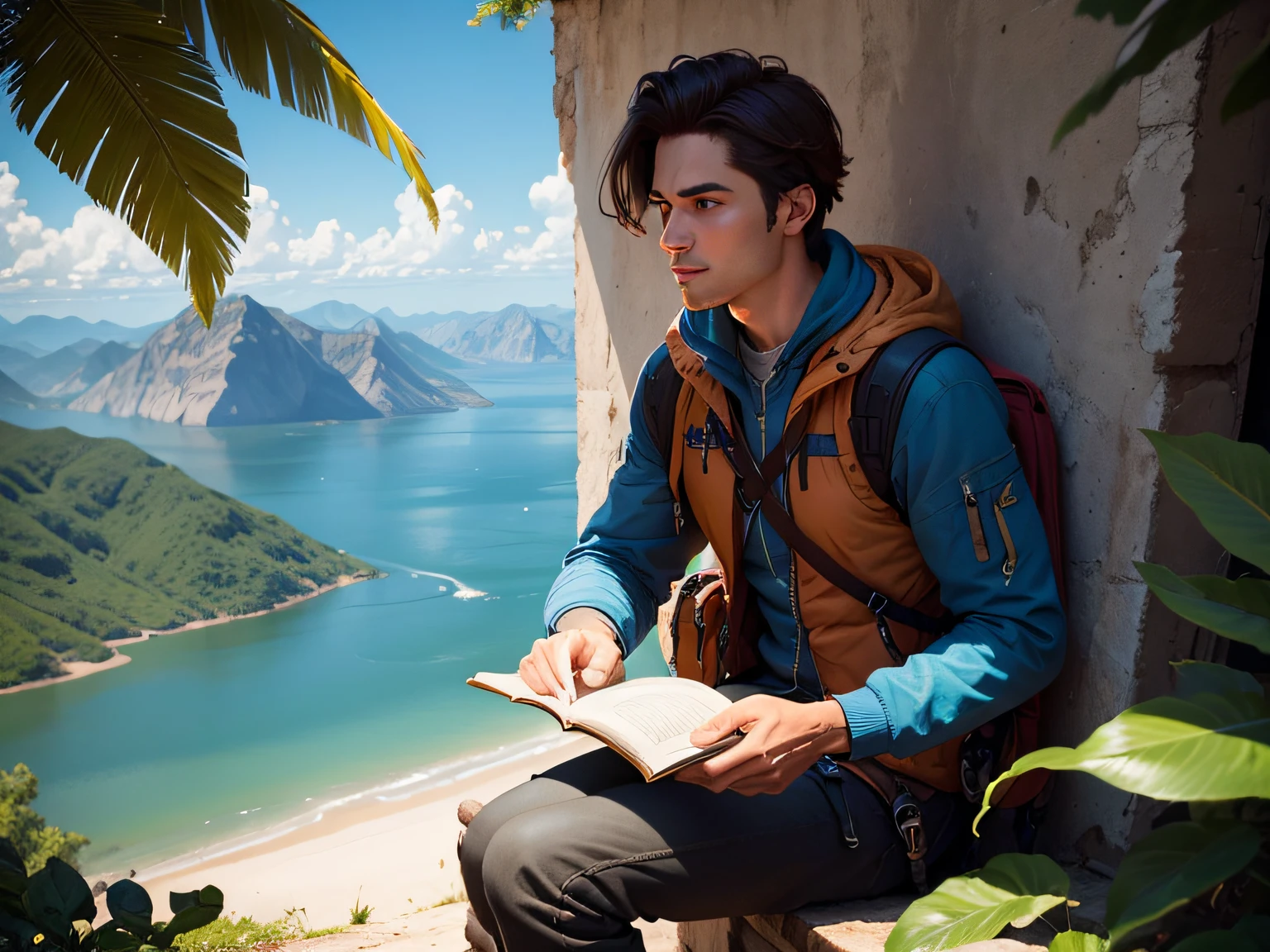 An explorer share what he learn to people