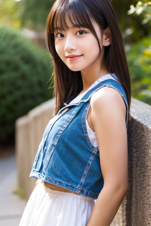 masutepiece, Best Quality, 8KUHD, Realistic, 1girl in, Young gravure idols、 Cute, Girly, Big Girl, Neat and clean beauty, 1womanl, Solo,A detailed face, 18 instars