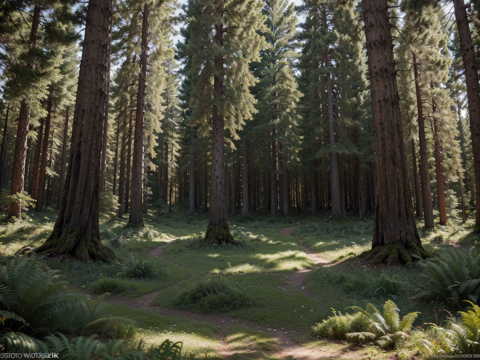 "(best quality,4k,8k,highres,masterpiece:1.2),ultra-detailed,(realistic,photorealistic,photo-realistic:1.37),dense forest,wild,old,ancient sequoias,towering trees,thick moss covering the ground,lush foliage covering the forest floor,rocky terrain,serene nature reserve"