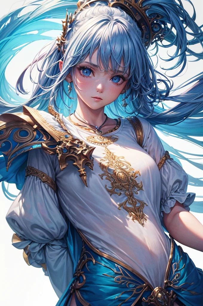 Close Up High Color Painting Fantasy Sketch Imagination Drawing Art T-shirt (((White background only) (Written by Karen Griffiths White background only))), Crazy Detail, intricate detailes, very smooth details, Cinematic lighting, exposure blend, nffsw, Saturated colors, 8K,