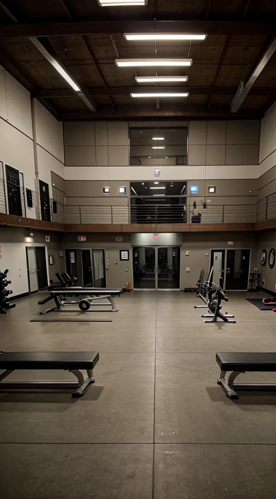 Ultra realistic gym with no people