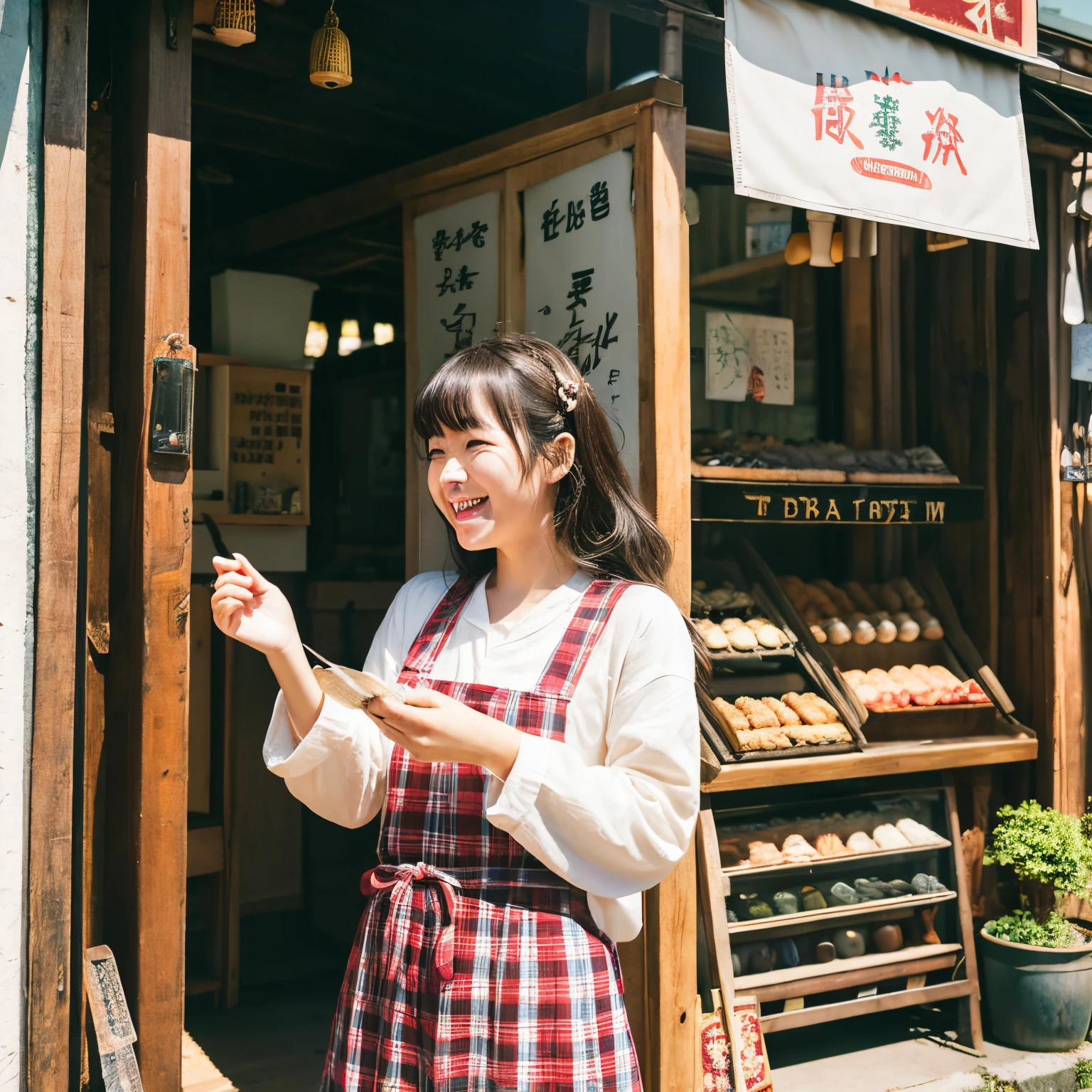 **the day of the beginning**
One fine day、A cheerful girl living in a small town、dream 、During the walk, I stopped on a particularly quiet street....。hay、There was a small bakery with a swaying old signboard....。
Maki excited、When you open the door,、It smelled especially delicious....。however、Quiet inside the store.、it was there'there are no'There doesn't seem to be anyone there。
While ringing a small bell、Maki calls out to the old man who owns the shop.。.。.。.、The old man was surprised and welcomed me with a smile....。From there、A new adventure begins。