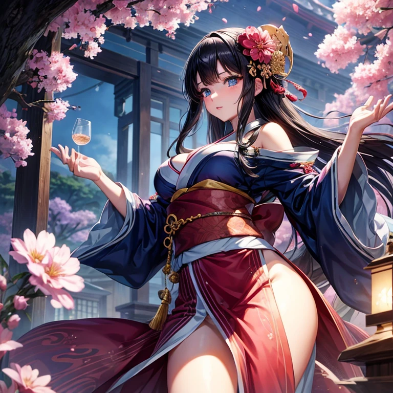 (((highest quality、masterpiece、very high resolution、highly detailed images、detailed details)))、(A woman of perfect and ultimate beauty:18-year-old, beautiful body:Slender and beautiful breasts、beautiful face:smile、beautiful hair:various hairstyles)、(best skin and hair texture)、((shrine maiden costume:white kimono and red hakama)),(Mysterious shrine:There is a company,natural light,beautiful scenery,beautiful scenery),(beautiful pose,model shoot),bijinga,Overall image、highly detailed images、accurate image:1.5、accurate anatomy:1.5、Image without defects,perfect image,Overall image,(best shot,RAW photo:1.2)