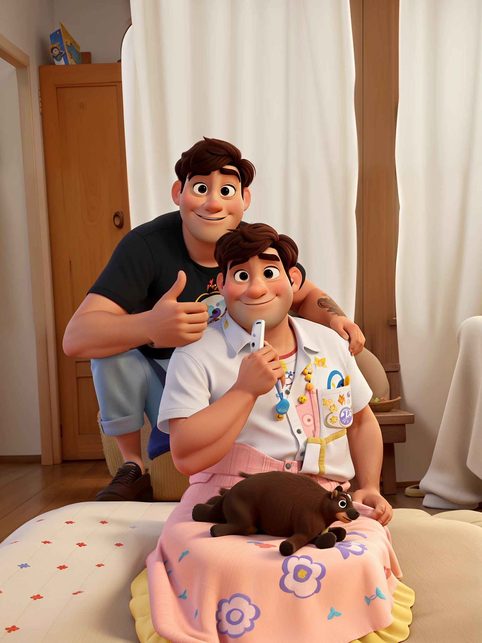 Estilo Pixar, alta calidad