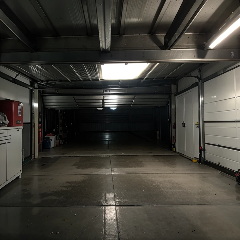 Garage empty darkness