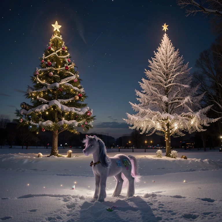 my little pony, cristmas, cristmas tree