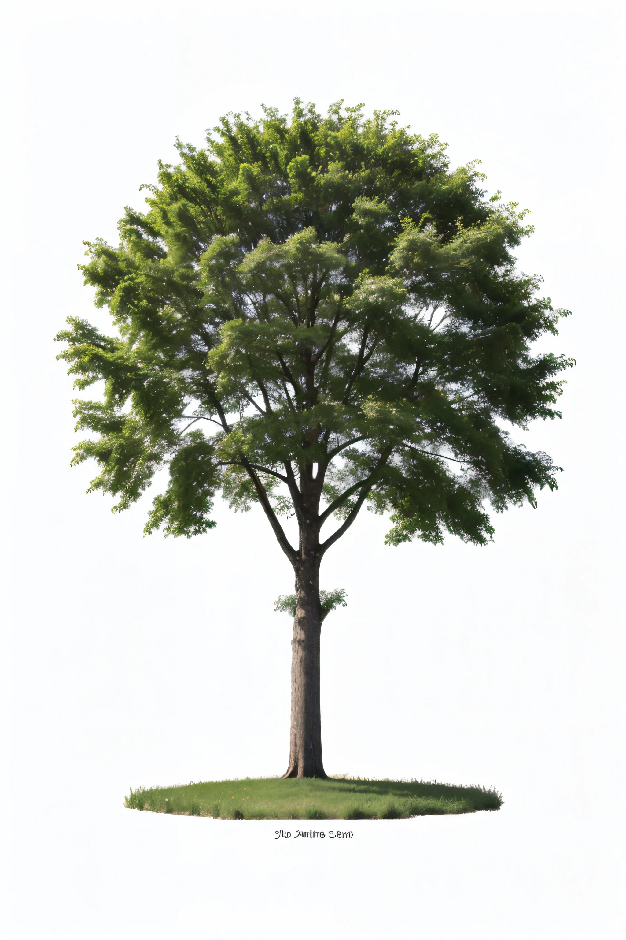 tree drawing plain template
