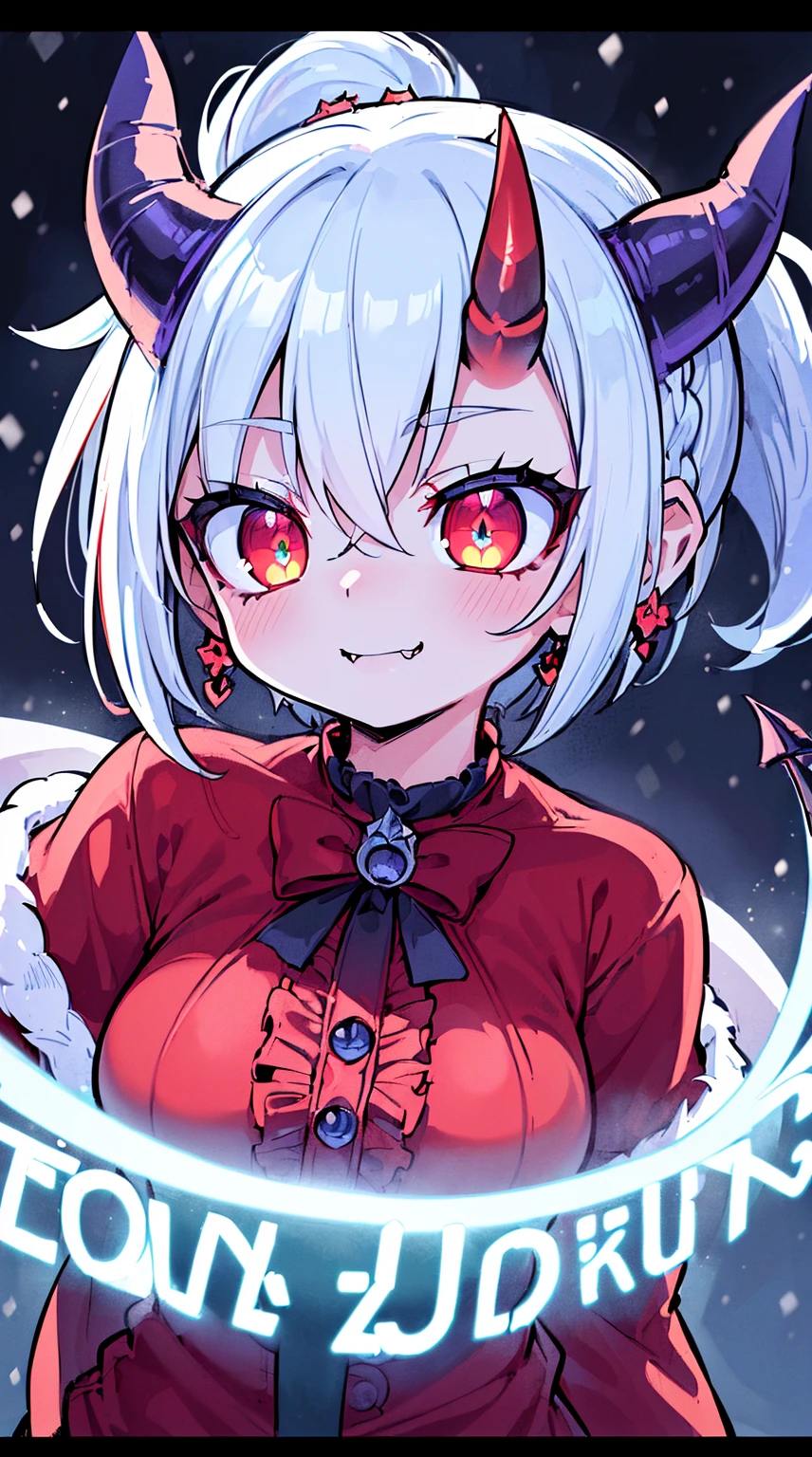 ((( (Winter background), (Snowing), (Christmas theme), (Slutty Santa outfit), ))) BLACKLIGHT, ((NSFW)), ((Medium Boobs)), realistic art, extremely delicate and beautiful, ultra-detailed, (1girl), ((Blue eyeloating, detailed light, illustration, dynamic angle, depth of field, ((((milf)))), girly, ((Blue and White hair, multicoloured hair, Blue highlights hair, (Ponytail), hair ornament, hair flower, flower, makeup, braid, smile)), demon eyes, fangs, pale white skin, (((best quality, tall girl, (skindentation), (blur background:0.6), (casual yet stylish, ((Demon Horns)), ), gorgeous, (short hair:1.5), soft lighting, wind, (front light:1.5), surprised, choker, smile, jewelry, earrings))), (ultra high res, best quality,), (8k, raw photo, best quality, masterpiece), technological sense, best quality, masterpiece, illustration,CG ,unity ,wallpaper, official art, Amazing, finely detail, an extremely delicate and beautiful,extremely detailed, highly detailed, sharp focus,rich background, (real person,photograph), ((high detailed skin)), ((( , (crazy eyes:1.3), (wide-eyed:1.2), (glowing eyes), (Demon) ))), (((a close up of a person with a weird face and nails, gothic maiden anime girl, gothic - cyberpunk, cyberpunk horror style, gothic art style, detailed digital anime art, gothic art, demon anime girl, gothic girl face, anime style 4 k, dark art style, anime cyberpunk art, gothic aesthetic, 18 - year - old anime goth girl, gothic horror vibes)))