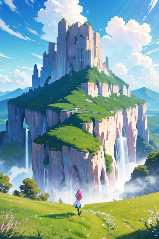 (best quality,4k,8k,highres,masterpiece:1.2),ultra-detailed,realistic, vibrant and colorful, anime-style background, beautiful and peaceful scene, countryside landscape, a yellow tree with white flowers in the foreground, vibrant and colorful anime movie backdrop, artistic anime background, natural anime scenery, anime movie backdrop, beautiful anime landscape, beautiful anime scene, anime landscape wallpaper, anime nature wallpaper, today's recommended anime is, bright and ethereal anime, anime landscape)